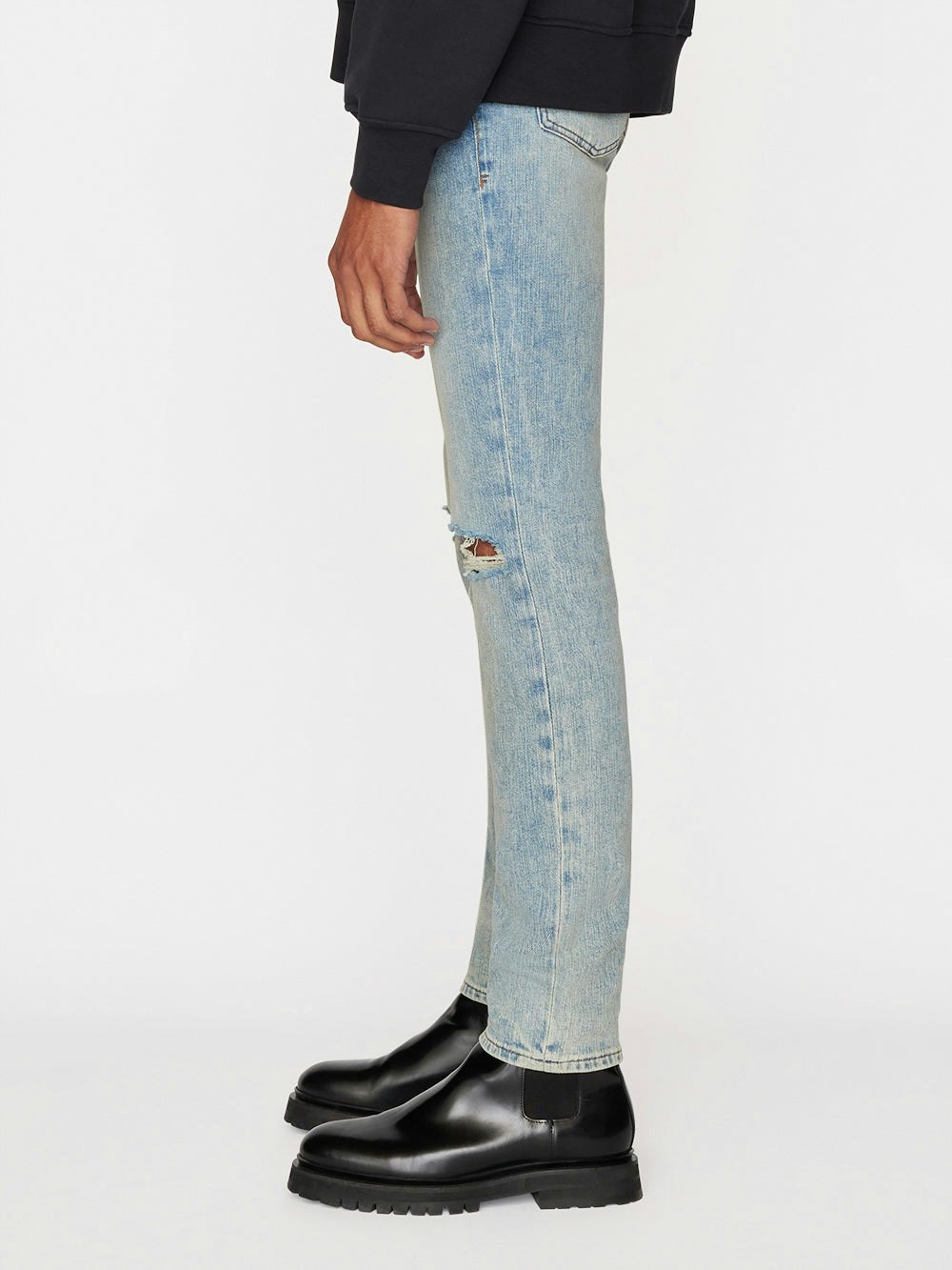 jeans side view